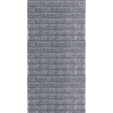 R017-2 Панель стінова в рулоні 3D 700х3080х2мм Сіра Цегла (D) SW-00002535
