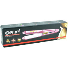Праска - випрямляч для волосся Gemei GM-2957 Плойка з керамічним покриттям