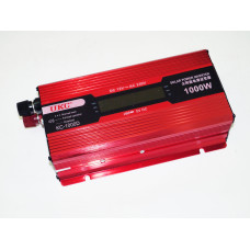 Перетворювач 12V-220V 1000W Інвертор напруги з LCD дисплеєм