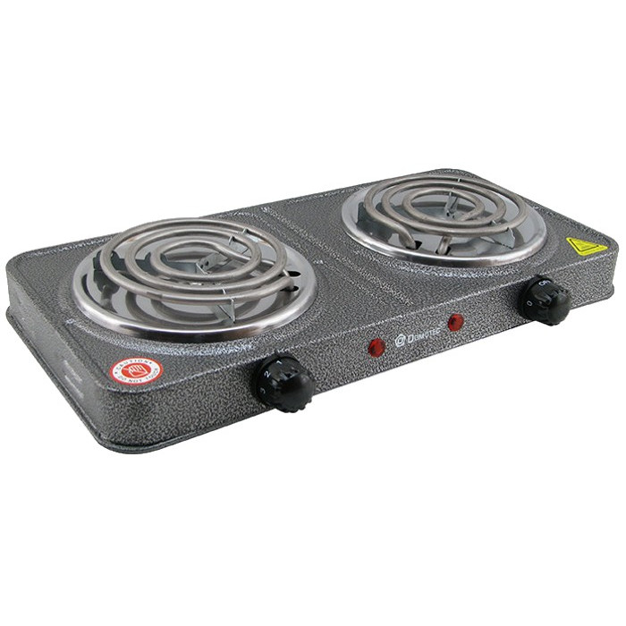 Настільна електроплита Domotec MS-5802 на 2 конфорки
