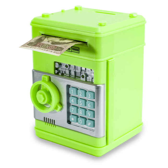 Дитячий сейф - скарбничка Number Bank з кодовим замком та купюроприймачем