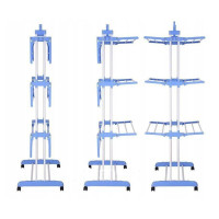 Сушарка складна для білизни GARMENT RACK Вертикальна пересувна стійка-сушарка для сушіння промов