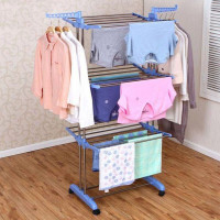 Сушарка складна для білизни GARMENT RACK Вертикальна пересувна стійка-сушарка для сушіння промов
