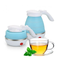 Портативний складний силіконовий чайник Foldable Kettle електричний чайник електрочайник