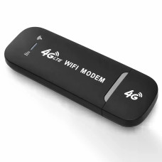 4G модем AND 5559 чорний • USB Wi-Fi роутер 4G LTE Plug and Play до 150 Мбіт/с для дому, дачі та поїздок