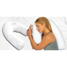 Ергономічна подушка - підкова SIDE Sleeper PRO ортопедична для шиї з простором для вуха ∙ Розумна подушка для сну на боці
