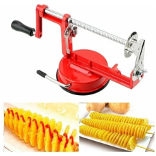 Машинка для спіральної нарізки картоплі Spiral Potato Slicer ∙ Картоплерізка ∙ Овочерізка ∙ Мультирізка спіраллю