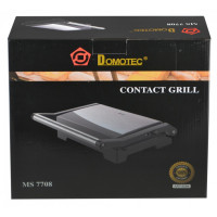 Гриль Domotec MS 7708 домашній компактний притискний
