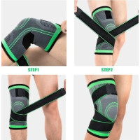 Бандаж колінного суглоба KNEE SUPPORT ∙ Наколінник еластичний ∙ Ортез ∙ Фіксатор коліна
