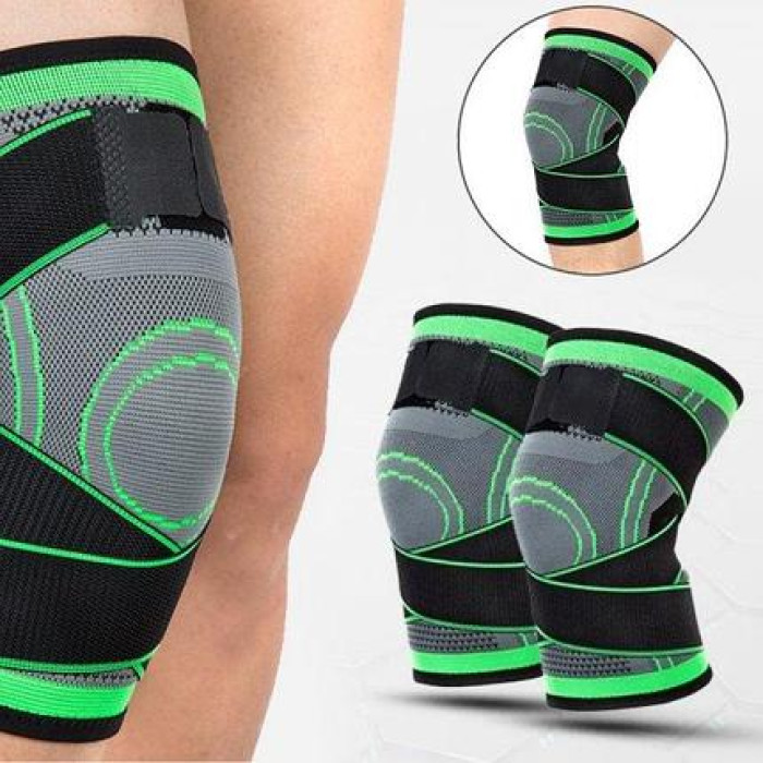 Бандаж колінного суглоба KNEE SUPPORT ∙ Наколінник еластичний ∙ Ортез ∙ Фіксатор коліна