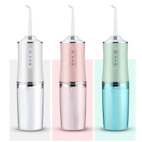 Портативний іригатор для ротової порожнини ORAL IRRIGATOR з насадками ∙ Електричний іригатор – флосер для зубів ∙ USB зарядка