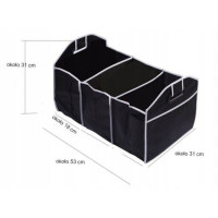 Автомобільний органайзер у багажник Car Boot Organizer Сумка з ручками в авто