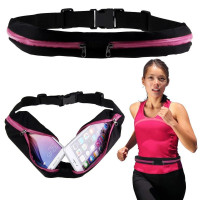 Спортивна поясна сумка Go Runners Pocket Belt для бігу, Спортивний органайзер-бананка на пояс з карманами