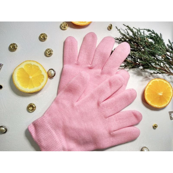 Косметичні зволожуючі SPA рукавички Spa Gel Gloves з маслом жожоба, екстрактом алое віра та вітаміном Е ∙ Гелеві рукавички для догляду та зволоження шкіри рук