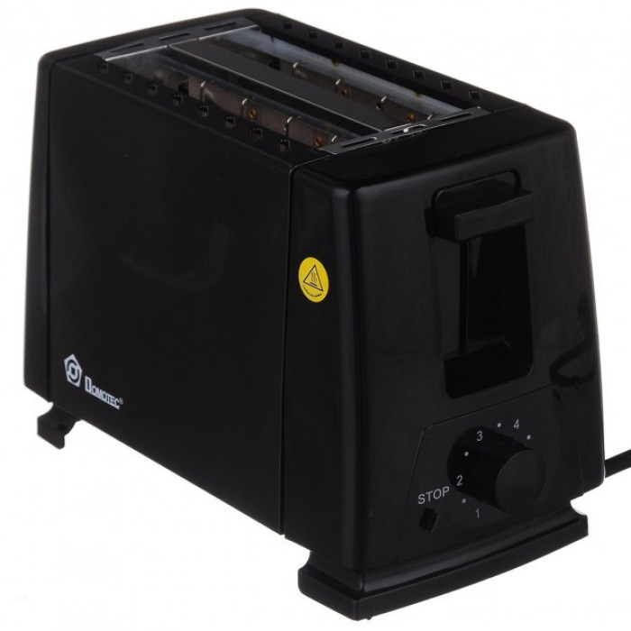 Тостер Domotec MS-263 650 Вт Black ∙ 6 степеней обжаривания тостов ∙ Черный