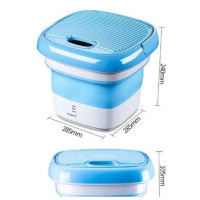 Складна пральна машина портативна мини-машинка для прання Maxtop Silicon Washing Machine