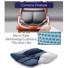 Ортопедична подушка для сидіння WOW Pure Posture Memory Foam Сидіння ортопедичне на стілець / автокрісло для розвантаження хребта