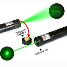 Лазерна вказівка високої потужності Laser pointer YL-303 ∙ Потужний зелений лазер – промінь з акумулятором