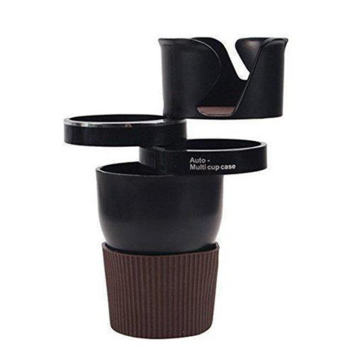 Автомобільний холдер підстаканник у машину Car holder Multi cup 5 в 1 ∙ Мультичашка – органайзер тримач склянок, напоїв, телефону та аксесуарів