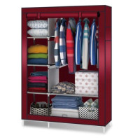 Тканинна шафа для речей Storage Wardrobe 88105 складаний гардероб 2 секції, 105 х 45 х 170 см