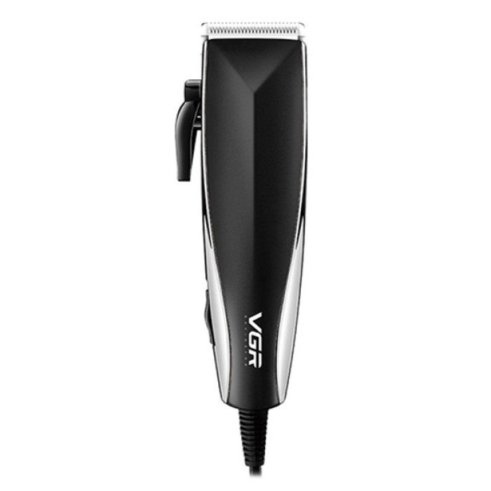 Професійна машинка для стрижки волосся від мережі VGR V-033 USB Pro, 9 Вт з насадками 3-12 мм і ножицями в комплекті