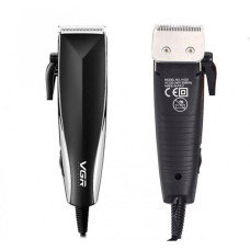 Професійна машинка для стрижки волосся від мережі VGR V-033 USB Pro, 9 Вт з насадками 3-12 мм і ножицями в комплекті