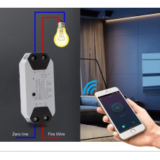Wi-Fi реле для розумного будинку Smart Home 10А ∙ Розумний вай фай смарт вимикач з керуванням через додаток iOS / Android