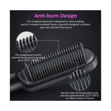 Розчіска-випрямляч Hair Straightener HQT-909 для укладання волосся з покриттям турмаліну