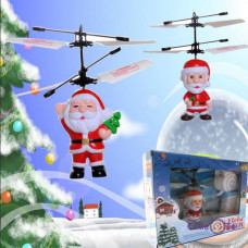 Літаюча Іграшка Flying Santa Санта Клаус Подарунок на Новий Рік Дід Мороз