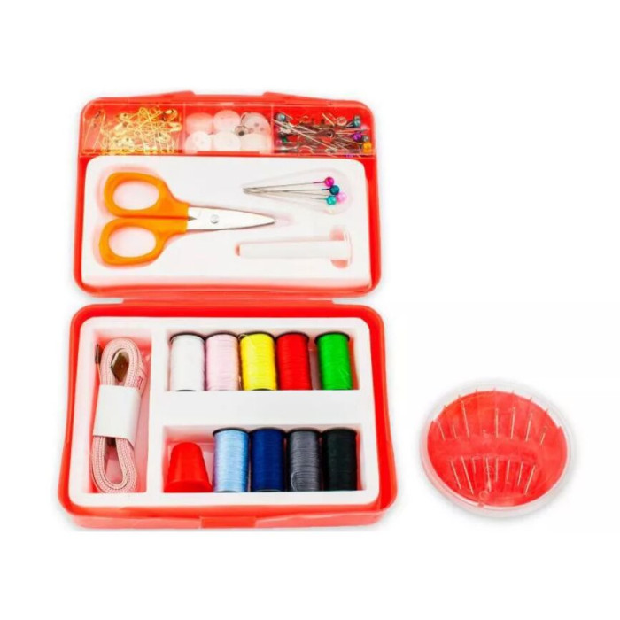Компактний набір для шиття Insta Sewing Kit tasy, Швейний набір для дому, Нитки/голки/шпильки/ножиці/сант