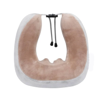Массажная подушка для шеи с памятью U-Shaped Upgrade Vibration Pillow от батареек