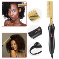 Розчіска-випрямляч для волосся High Heat Brush ∙ Електричний гребінь для укладання, випрямлення, розгладження волосся