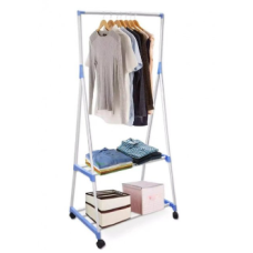 Універсальна пересувна стійка - вішалка для одягу з поличками Coat Rack