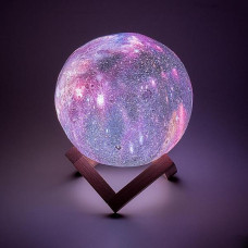 Настільний сенсорний світильник-нічник Місяць Magic 3D RGB Moon Light з пультом