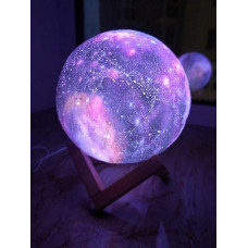 Настільний сенсорний світильник-нічник Місяць Magic 3D RGB Moon Light з пультом