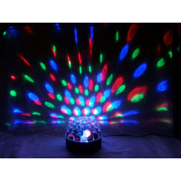 Світлодіодний диско шар Led Party Light Magic Ball RGB кольорова музика з пультом ДУ