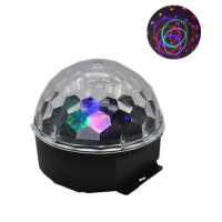 Світлодіодний диско шар Led Party Light Magic Ball RGB кольорова музика з пультом ДУ
