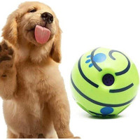 Іграшка для собак зі звуком Wobble Wag Giggle гигикаючий м'яч для гри з собакою