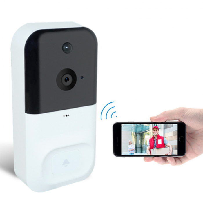 Домофон із WiFi камерою Smart Doorbell X5, Розумний дверний дзвінок відеодзвінок для квартири