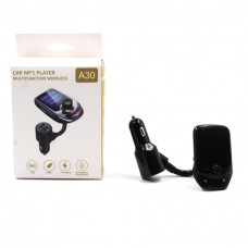 FM модулятор A30 BT ∙ Автомобільний трансмітер з екраном ∙ Bluetooth ∙ USB