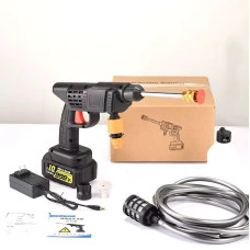 Водяний пістолет високого тиску Water Washing gun 2х48V · Бездротова автомийка Портативна мийка для автомобіля