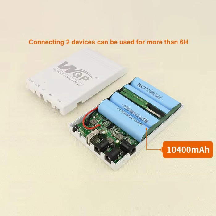 Джерело безперебійного живлення UPS WGP-103 для роутера/модему 10400 mAh