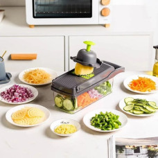 Універсальна овочерізка-мультислайсер Nicer Dicer 25 в 1, Терка-подрібнювач з контейнером, 25 предметів