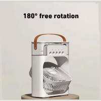 Настільний вентилятор з функцією зволожувача Air Cooler Fan Міні вентилятор - кондиціонер з відділенням для льоду