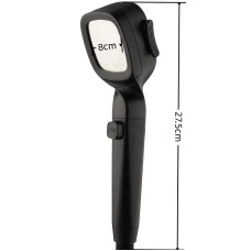 Насадка для душу Quadro Shower Head з 4 режимами та фільтром · Водозберігаюча душова лійка високого тиску