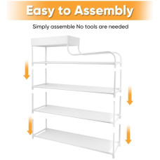 Стелаж підлоговий для взуття CLOTHES RACK ∙ Полиця - органайзер в передпокій для зберігання взуття