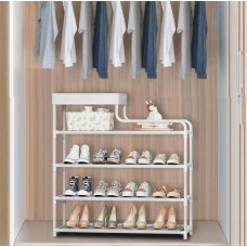 Стелаж підлоговий для взуття CLOTHES RACK ∙ Полиця - органайзер в передпокій для зберігання взуття