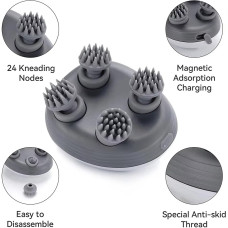 Бездротовий масажер для глибокого масажу голови Smart Scalp Massager · Масажна щітка для стимуляції кровообігу та росту волосся, підходить для тварин