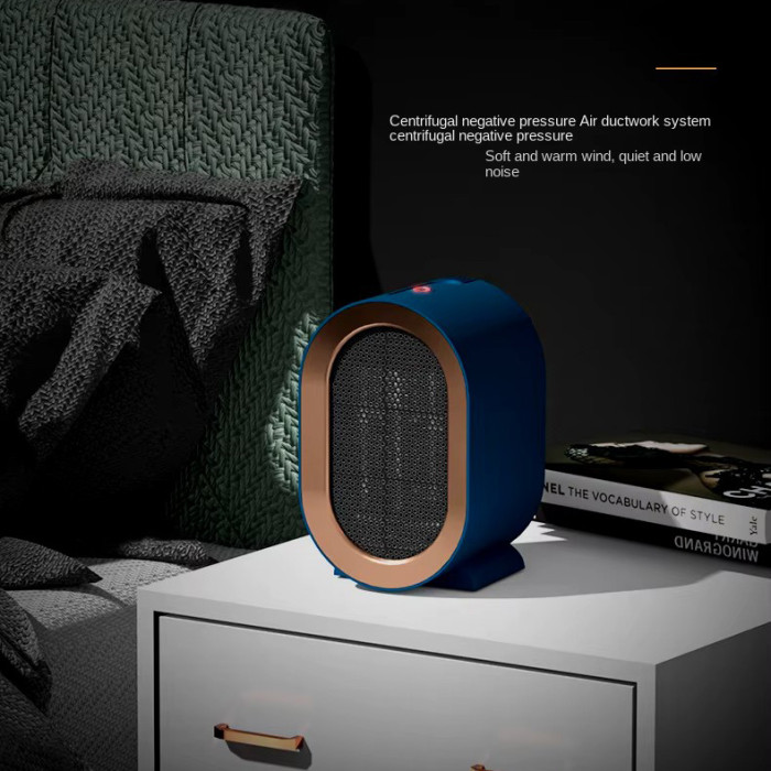 Портативний обігрівач AIR HEATER 1200W · Компактний настільний дуйчик · Міні тепловентилятор з керамічним нагрівачем / А 906-219