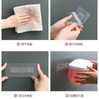 Пластиковий водонепроникний бокс - тримач туалетного паперу та серветок Tissue Box з поличкою для ванної кімнати